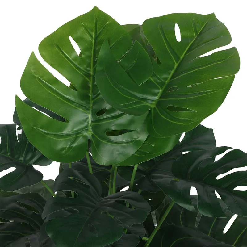 Faux Lush Delisocia Monstera Plant With Pot - 2.6 Feet